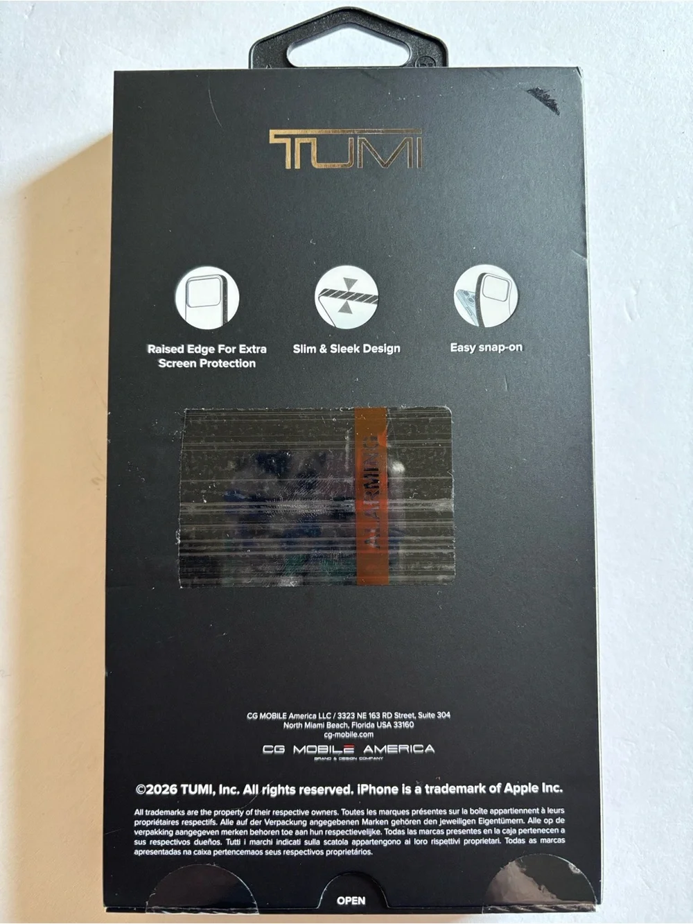 Tumi Leather Protective Case For iPhone 17 Pro Max